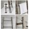Milano Indus - Dark Brushed Brass Floor-Standing Ladder Heated Towel Rail - 1800mm x 500mm