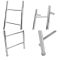 Milano Indus - Chrome Floor-Standing Ladder Heated Towel Rail - 1800mm x 500mm
