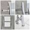 Milano Indus - Floor-Standing Ladder Heated Towel Rail - 1800mm x 500mm - Choice of Finish