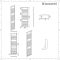 Lazzarini Way Urbino - White Designer Heated Towel Rail - 1600mm x 500mm