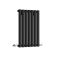Milano Aruba - Black Horizontal Designer Radiator - 635mm x 413mm (Single Panel)