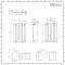 Milano Aruba - Black Horizontal Designer Radiator - 635mm x 413mm (Single Panel)