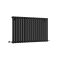 Milano Aruba - Black Horizontal Designer Radiator - 635mm x 1000mm (Single Panel)