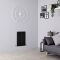 Milano Aruba - Black Horizontal Designer Radiator - 635mm x 413mm (Double Panel)