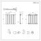 Milano Alpha - Black Flat Panel Horizontal Designer Radiator - 635mm x 630mm (Single Panel)