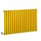 Milano x ECOSO Aruba Electric - Dandelion Yellow Horizontal Designer Radiator - 635mm Tall - Choice of Size, Thermostat and Cable Cover