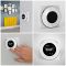 Milano Aruba Electric - Dandelion Yellow Horizontal Designer Radiator - 635mm Tall - Choice of Size, Thermostat and Cable Cover
