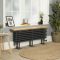 Milano Windsor Bench - Anthracite Horizontal Traditional Column Radiator with Seat - 480mm x 1200mm