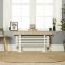 Milano Windsor Bench - White Horizontal Traditional Column Radiator with Seat - 480mm x 1000mm