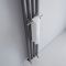 Milano - Chrome Towel Rail for Aruba Vertical Designer Radiators - Choice of Width