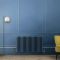 Milano Windsor - Horizontal Traditional Triple Column Radiator - Choice of Blue Finishes and Sizes