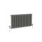 Milano Windsor - Horizontal Traditional Triple Column Radiator - Choice of Grey Finishes and Sizes