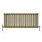 Milano Windsor - Natural Brass Horizontal Traditional Triple Column Radiator - Choice of Size