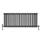 Milano Windsor - Pewter Horizontal Traditional Triple Column Radiator - Choice of Size