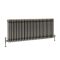 Milano Windsor - Lacquered Raw Metal Horizontal Traditional Column Radiator (Triple Column) - Choice of Size