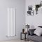 Milano Aruba - White Vertical Designer Radiator - 1600mm x 472mm (Single Panel)