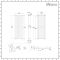 Milano Aruba - White Vertical Designer Radiator - 1600mm x 590mm (Single Panel)
