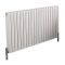Milano Aruba Ayre - White Horizontal Designer Radiator - 600mm Tall (Double Panel) - Choice Of Width