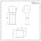 Milano Alpha - Black Floor-Mounting Feet for Alpha Designer Radiators