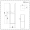 Milano Alpha - White Floor-Mounting Feet for Alpha Flat Panel Designer Radiators