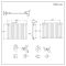 Milano x ECOSO Capri Electric - White Flat Panel Horizontal Designer Radiator - 635mm x 826mm (Single Panel) - with Wi-Fi Thermostatic Heating Element