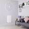 Milano Capri - White Flat Panel Horizontal Designer Radiator - 635mm x 413mm (Double Panel)