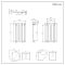 Milano x ECOSO Aruba Electric - White Horizontal Designer Radiator - 635mm x 413mm - with Wi-Fi Thermostatic Heating Element