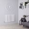 Milano Aruba - White Horizontal Designer Radiator - 635mm x 1000mm (Single Panel)