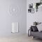 Milano Aruba - White Horizontal Designer Radiator - 635mm x 413mm (Double Panel)