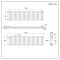Milano Aruba - White Horizontal Designer Radiator - 635mm x 1652mm (Double Panel)