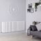 Milano Aruba - White Horizontal Designer Radiator - 635mm x 1652mm (Double Panel)