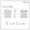 Milano Alpha - White Flat Panel Horizontal Designer Radiator - 635mm x 630mm (Single Panel)