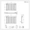Milano Alpha - White Flat Panel Horizontal Designer Radiator - 635mm x 980mm (Single Panel)