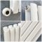 Milano x ECOSO Aruba - Electric White Horizontal Designer Radiator - Choice of Size and Wi-Fi Thermostat - Plug-In and Hardwired Options