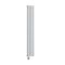Milano x ECOSO Aruba - Electric White Vertical Designer Radiator - Choice of Size and Wi-Fi Thermostat - Plug-In and Hardwired Options