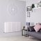 Milano Capri - White Horizontal Flat Panel Designer Radiator - Choice of Size
