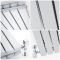 Milano Capri - White Flat Panel Vertical Designer Radiator - Choice of Size