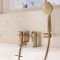 Crosswater Fuse - 2-Hole Deck Mounted Bath Shower Mixer Tap with Handset - Choice of Finish