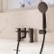 Crosswater Fuse - 2-Hole Deck Mounted Bath Shower Mixer Tap with Handset - Choice of Finish