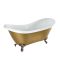 Milano Legend - Traditional Double-Ended Freestanding Slipper Bath - 1750mm x 730mm - Choice of Metallic Colours and Feet Finish