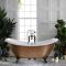 Milano Legend - Traditional Double-Ended Freestanding Slipper Bath - 1750mm x 730mm - Choice of Metallic Colours and Feet Finish