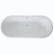 Milano Legend - White Traditional Roll Top Freestanding Bath with Brushed Gold Feet - 1795mm x 785mm
