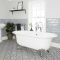 Milano Richmond - White Traditional Freestanding Bath with Choice of Feet - 1730mm x 780mm (No Tap-Holes)