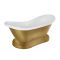 Milano Towneley - Traditional Double Ended Freestanding Bath with Base - 1750mm x 730mm - Choice of Metallic Colours