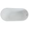 Milano Overton - White Modern Freestanding Slipper Bath - 1500mm x 750mm