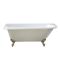 Milano Legend - Traditional Freestanding Corner Bath - 1685mm x 750mm - Choice of Bath Colour and Feet Finish and Left/Right Hand Options