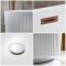 Milano Florence - Modern Double-Ended Fluted Freestanding Bath - 1700mm x 800mm - Choice of Overflow finish