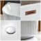 Milano Florence - Modern Fluted Corner Bath - 1700mm x 800mm - Choice of Hand and Overflow Finish