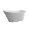 Milano Overton - White Modern Freestanding Slipper Bath - Choice of Size