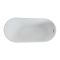 Milano Overton - White Modern Freestanding Slipper Bath - Choice of Size